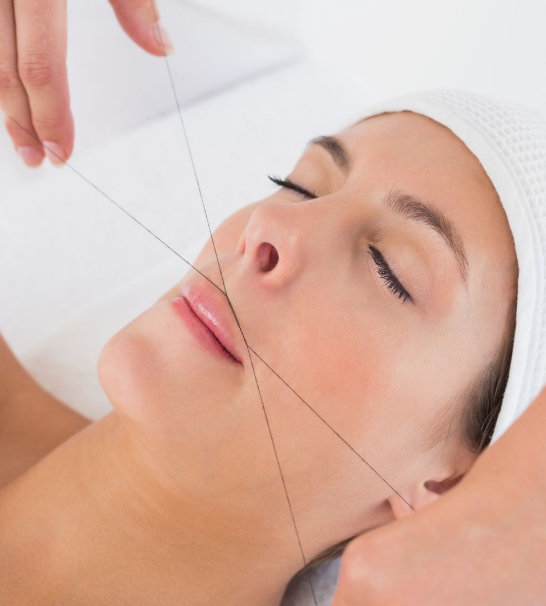 epilazione con filo orientale